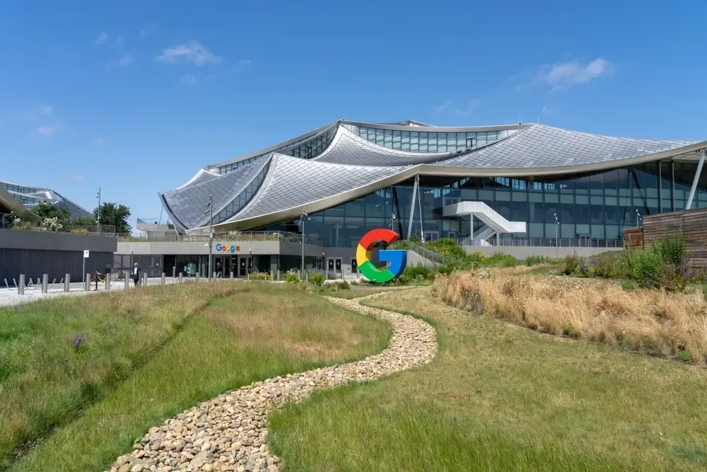 Google campus with modern design, ideal for fostering business collaborations and partnerships.