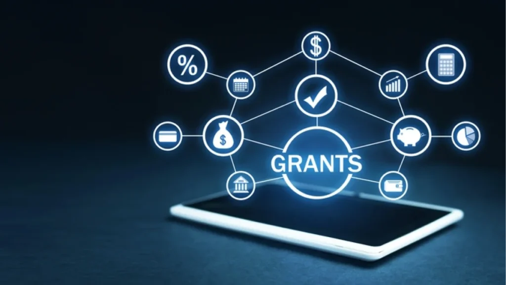 Concept Of Grants. Business. Finance